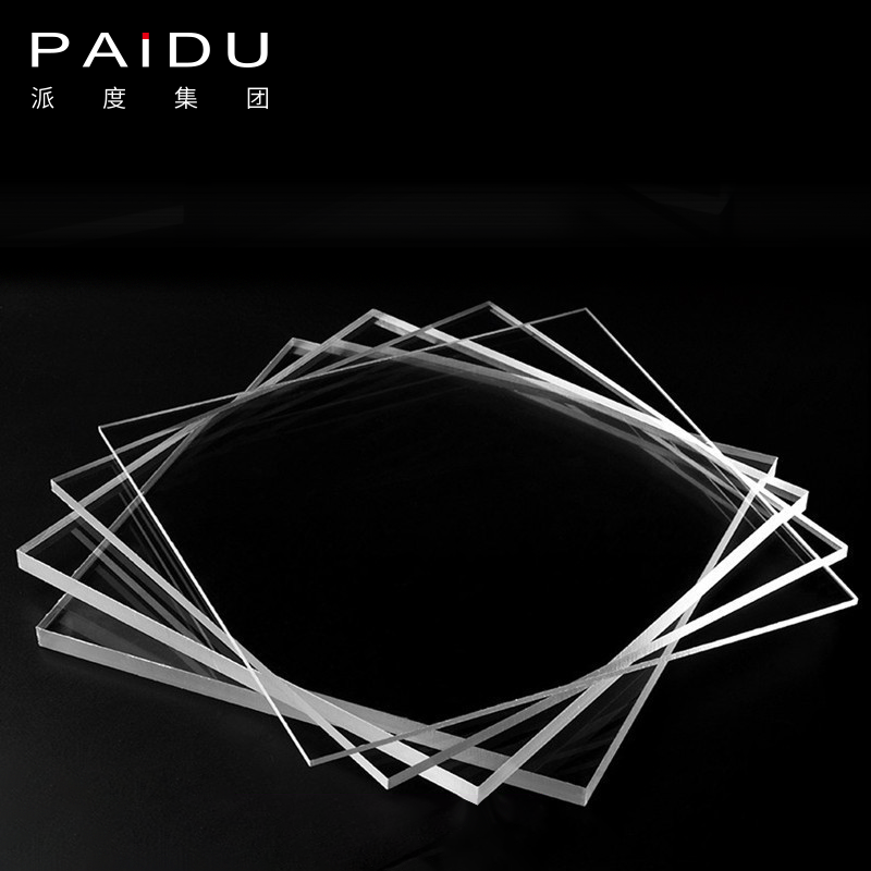 Paidu Group pmma pattern large transparent glitter 1220*2440mm uv acrylic sheet