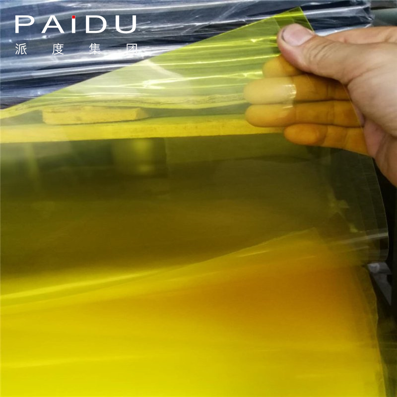 Paidu Group 0.35mm Size 220*285mm Clear Plastic PP Binding Cover Twill Line Binding Cover PP Sheet