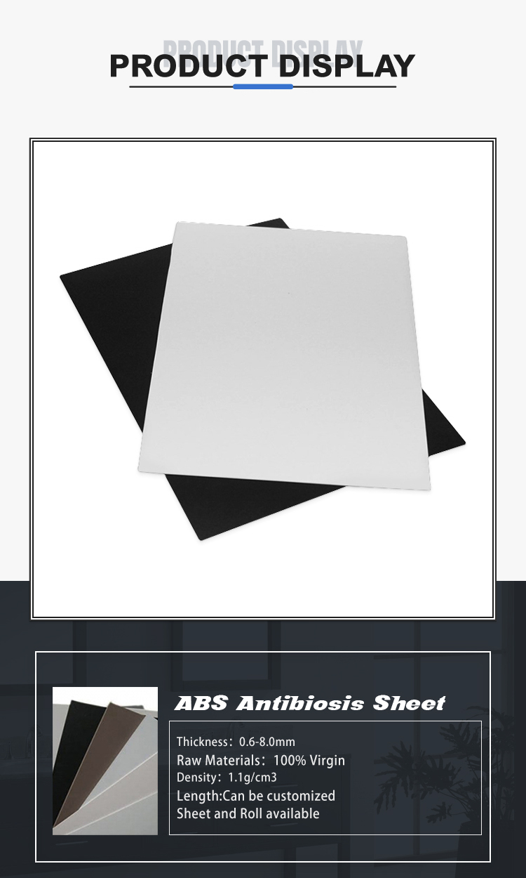 Paidu Group 1mm 2mm 3mm 5mm 10mm 15mm 20mm 100mm Extruded ABS Plastic Sheets for Sale