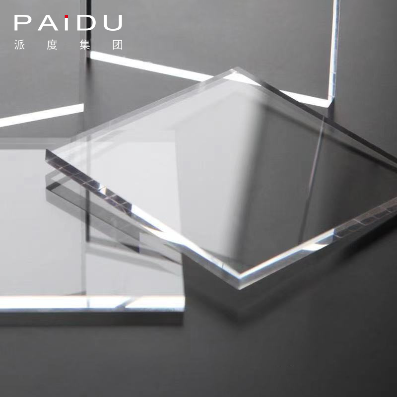 Paidu Group pmma pattern large transparent glitter 1220*2440mm uv acrylic sheet