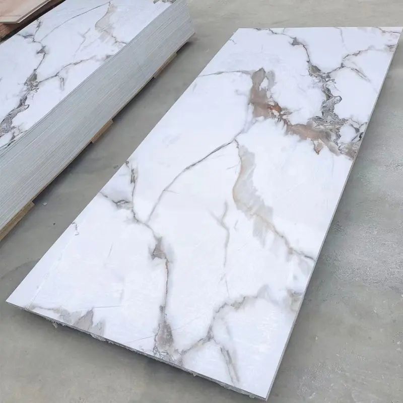 High Glossy Flexible Wall Decoration Board Interior Decorative PVC UV Marble Sheet Board Plastic Sheets Manufacturer-Paidu Supplier