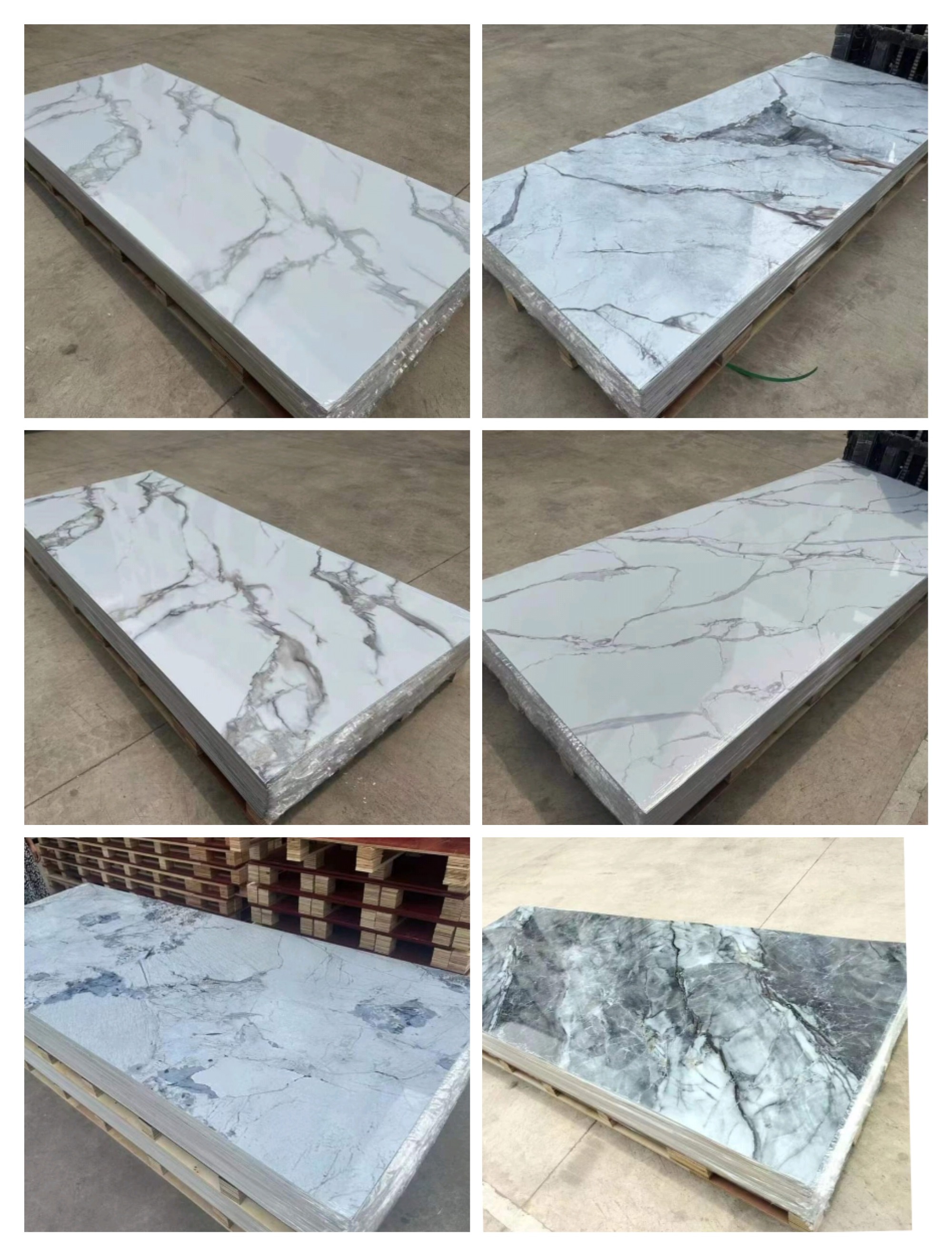 PVC Plastic UV Marble Sheet for Wall Decoration Manufacturer-Paidu Supplier