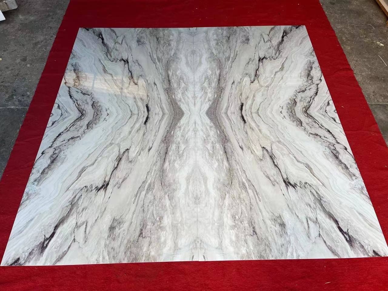 Custom size decroative pvc plastic sheet PVC Marble Interior UV Board Paidu Supplier
