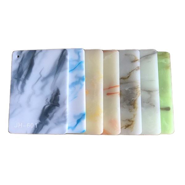 Paidu New 3mm UV Marble Acrylic Plastic Ceiling Translucent decorative 3D PVC Sheet Wall Covering Panel Board